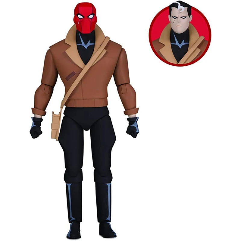 

18Cm DC Direct Dcd Animation Adventure Azrael Batman and Red Hood Robin Cartoon Pvc Action Figure Model Collection Toys Gifts