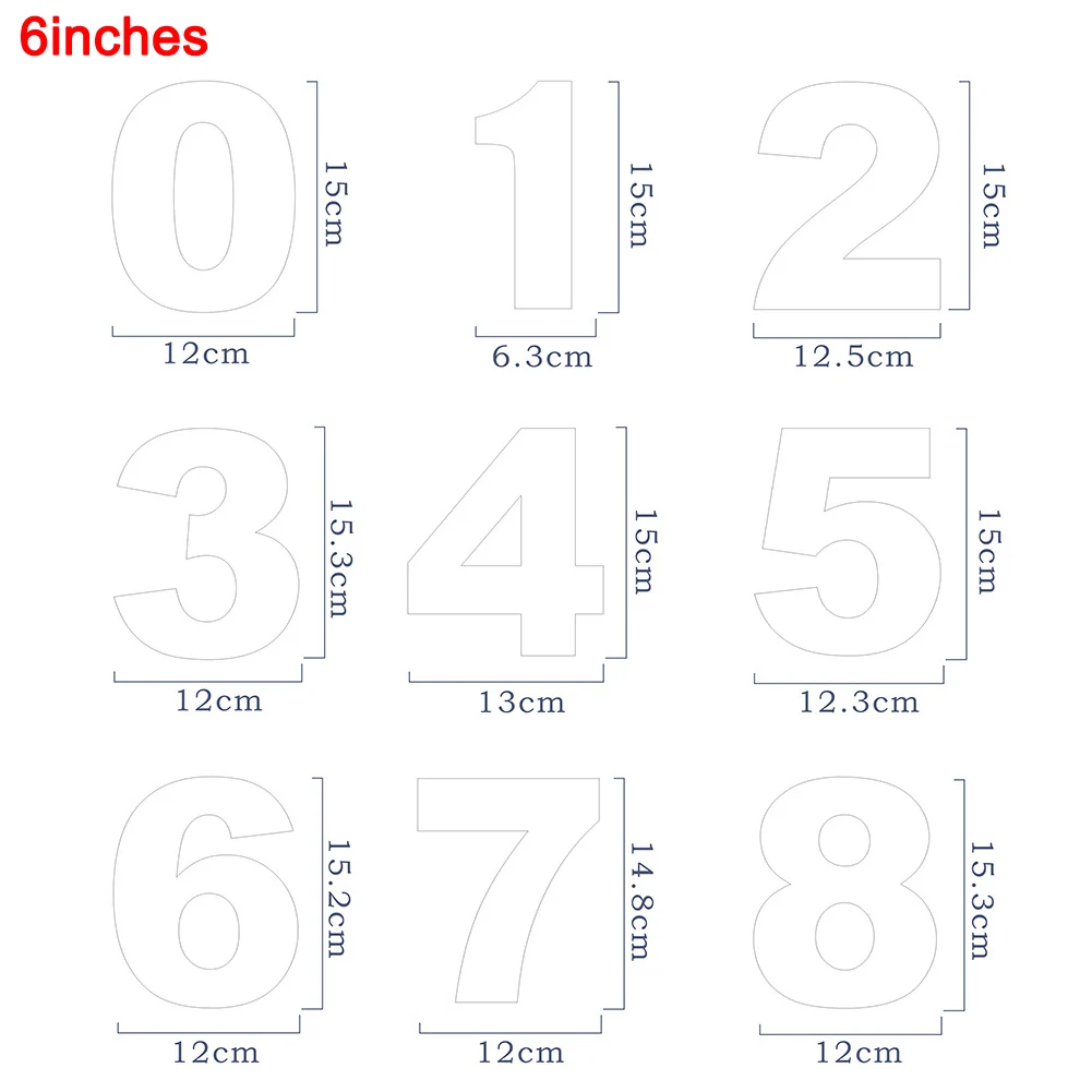 Numbers Cake Mould Set PET Decorating Baking Mold DIY Kitchen Tool For Birthday Pastry MJJ88 | Дом и сад