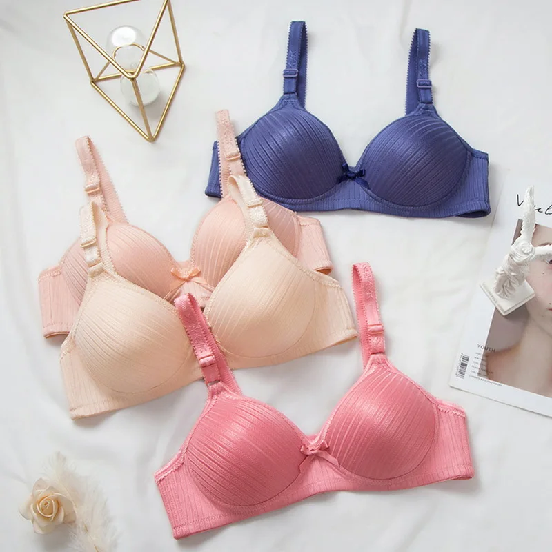 Женский бюстгальтер без косточек с чашками пуш ап|Бюстгальтеры| |