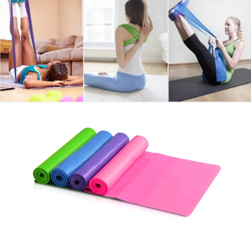 

Gym Equipment Yoga Pilates Rubber Stretch Strap Yoga Resistance Bands Elastic Sports Bands Exercise Strap