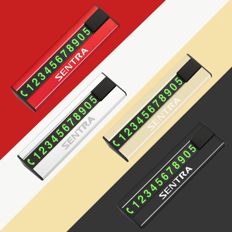 Car Temporary Parking Number Plate Sign Moving Telephone Metal Stop For Nissan Sentra | Автомобили и мотоциклы
