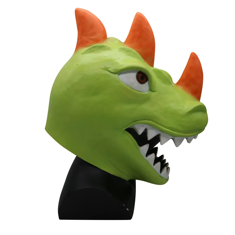 Маска на Хэллоуин 2019 Реалистичная Мода Косплей смешная маска динозавра Рекса