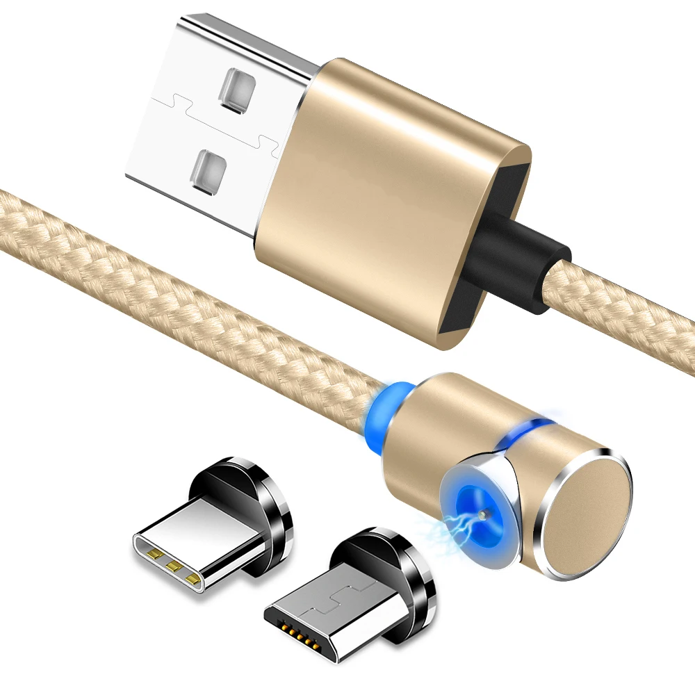 Магнитный usb кабель Gertong для быстрой зарядки зарядный Micro USB Type C мобильный телефон