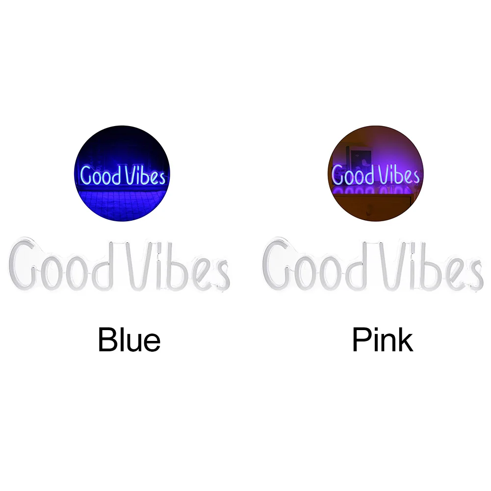Пивной бар Good Vibes игровая комната светодиодный неоновый светильник домашний