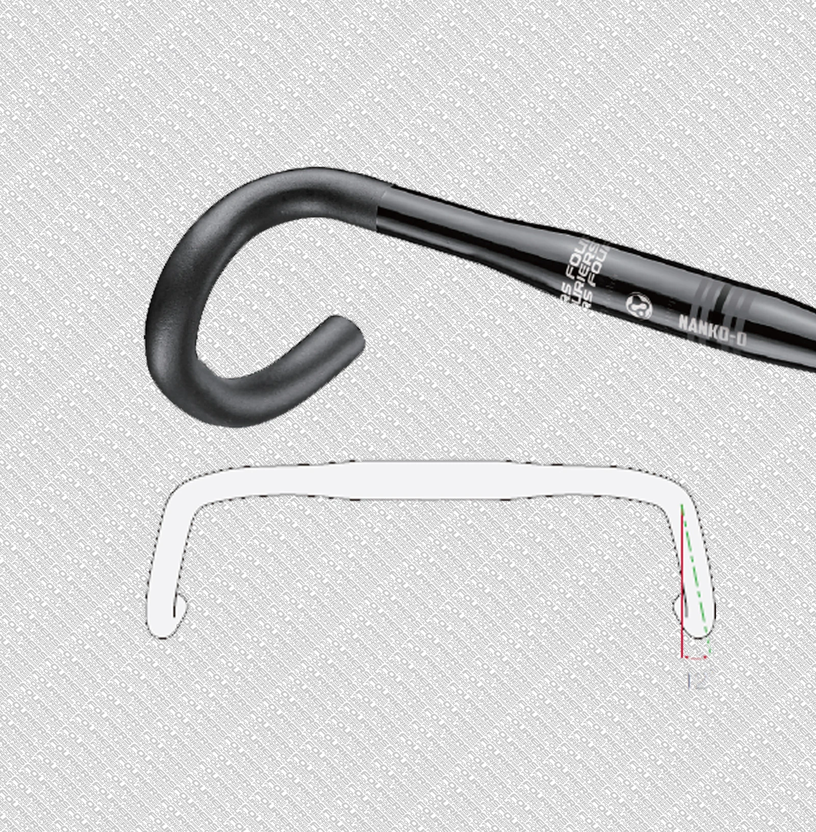 FOURIERS RA010 руль для шоссейного велосипеда падение бар 31 8x380 400 420 440 мм туристический