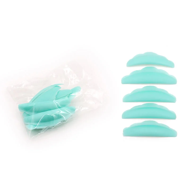 

5 pairs of permanent silicone flange pad, color recovery rod, 3D lifting shield, eyelash clip, accessories, applicator