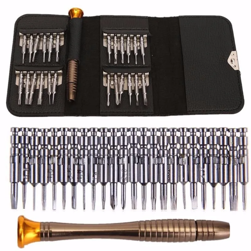 

1pcs 25 in 1 Precision Torx Screwdriver Cell Phone Wallet Repair Tool Kit for Cellphone Mobile Phone Electronics PC