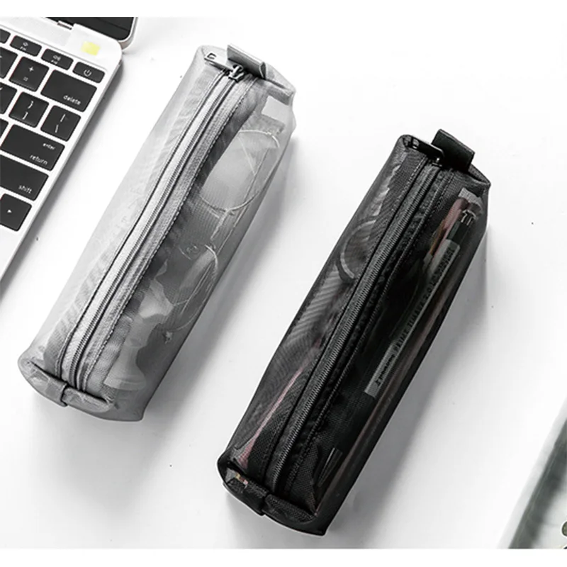 Креативная Сетчатая Сумка Ming для карандашей Студенческая сумка с большой