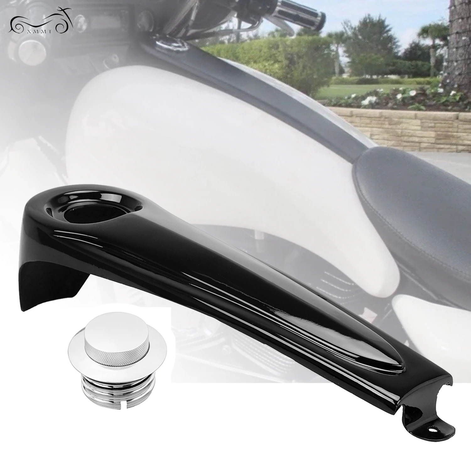 Натяжная топливная приборная панель и выдвижная крышка бензобака для Harley Touring