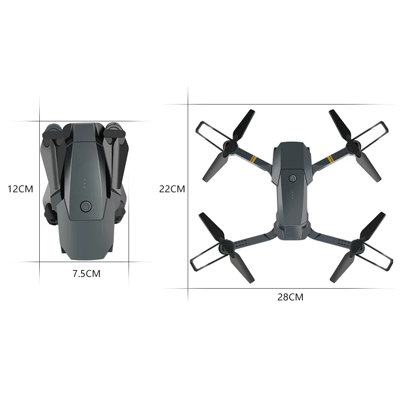 дрон e58 wi fi fpv с широкоугольной кам