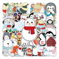 103050pcs winter small fresh trend stickers luggage scooter tablet computer car cartoon decoration stickers wholesale