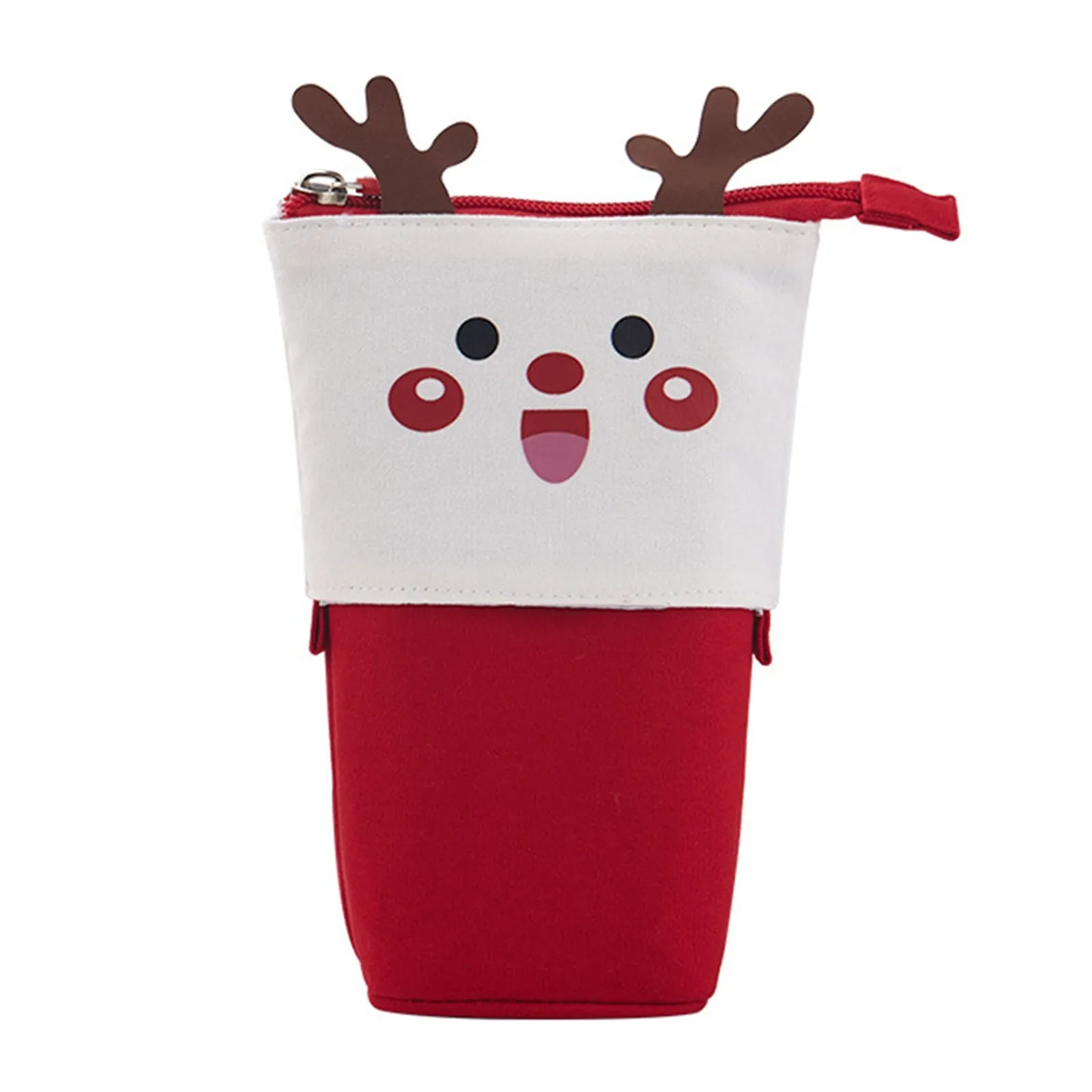 Christmas Pencil Bag Large Capacity Lovely Case Navidad Merry Decorations For Home New Year 2022 | Дом и сад