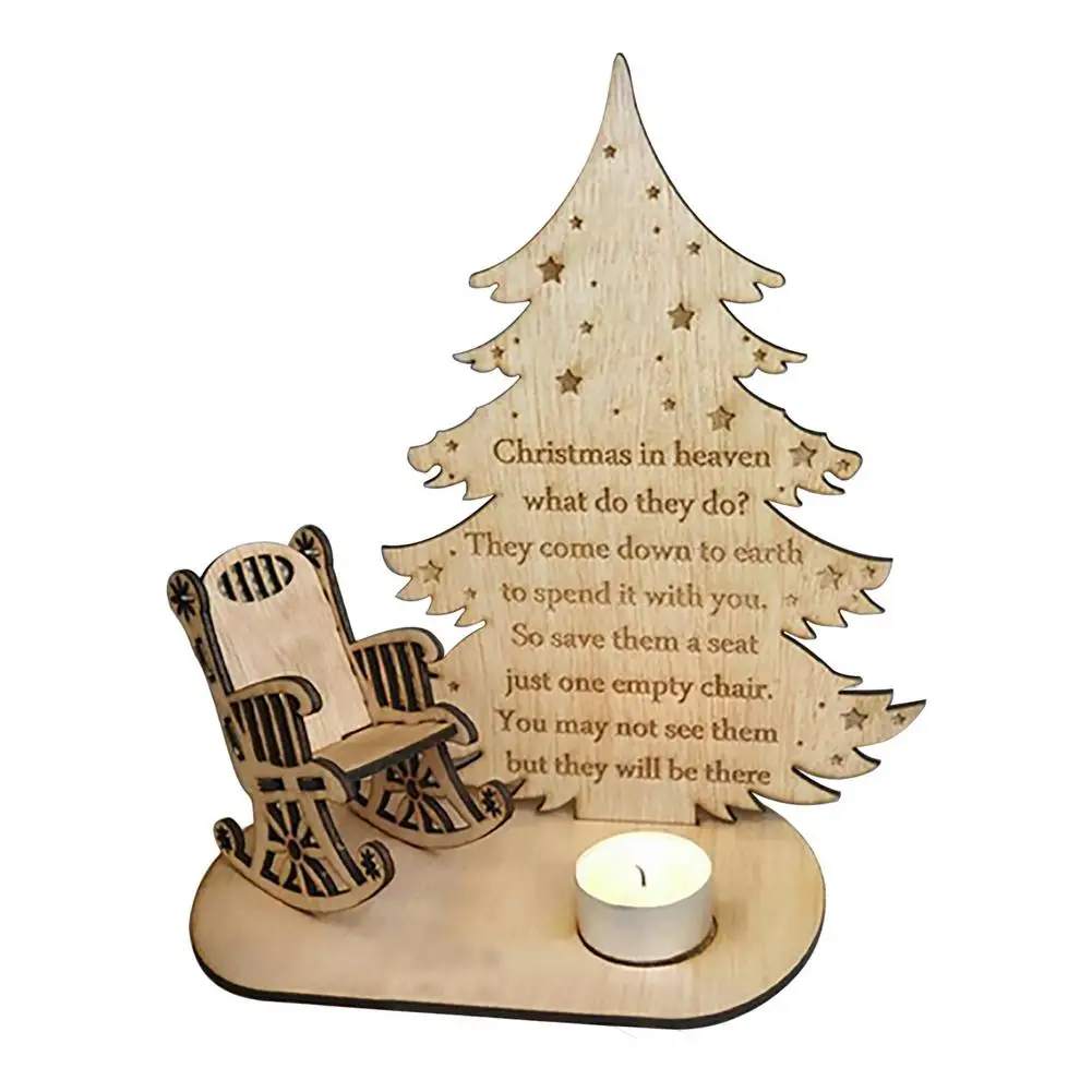 

Christmas Remembrance Candle Ornament To Remember Loved Ones Merry Christmas In Heaven Memory Tealight Candlestick Holders