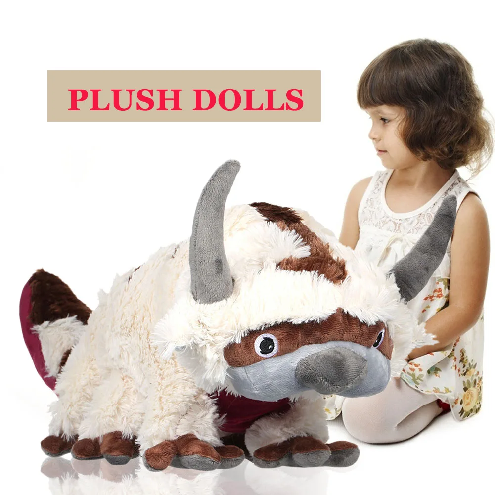 Аватар Последний Airbender God Bull Appa мультфильм аниме мягкая плюшевая кукла игрушка