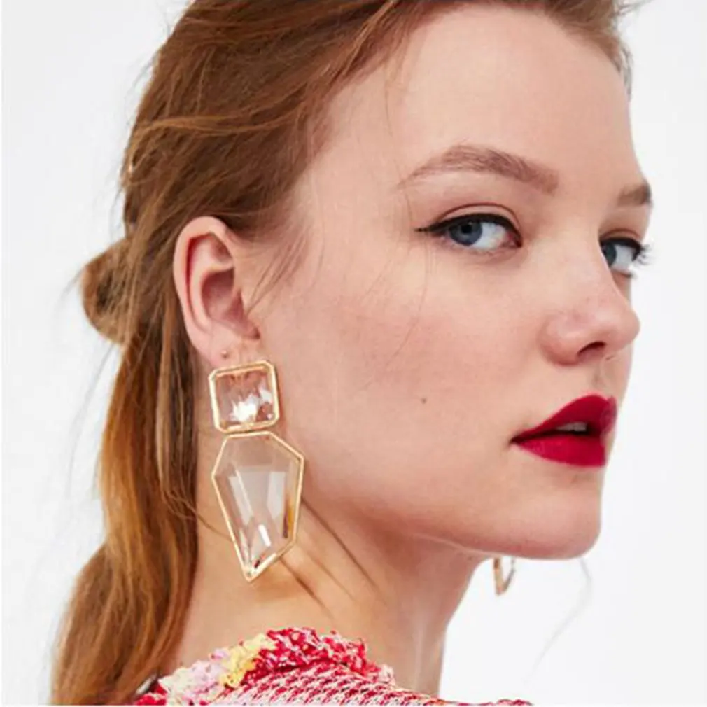 Женский роскошный камень кулон серьги для женщин Свадебные Висячие ювелирные