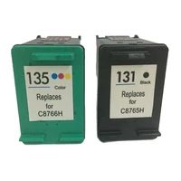 einkshop compatible for hp 131 135 ink cartridge for hp deskjet 460 5743 5940 5943 6843 photosmart 2573 2613 psc1600 2350printer