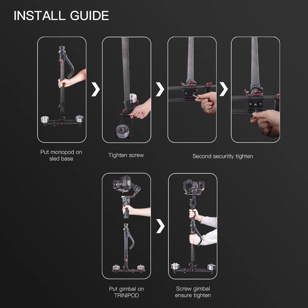 DIGITALFOTO THANOS PRO-TRINIPOD gimbal жилет steadycam монопод с балансом веса совместимый пружинным
