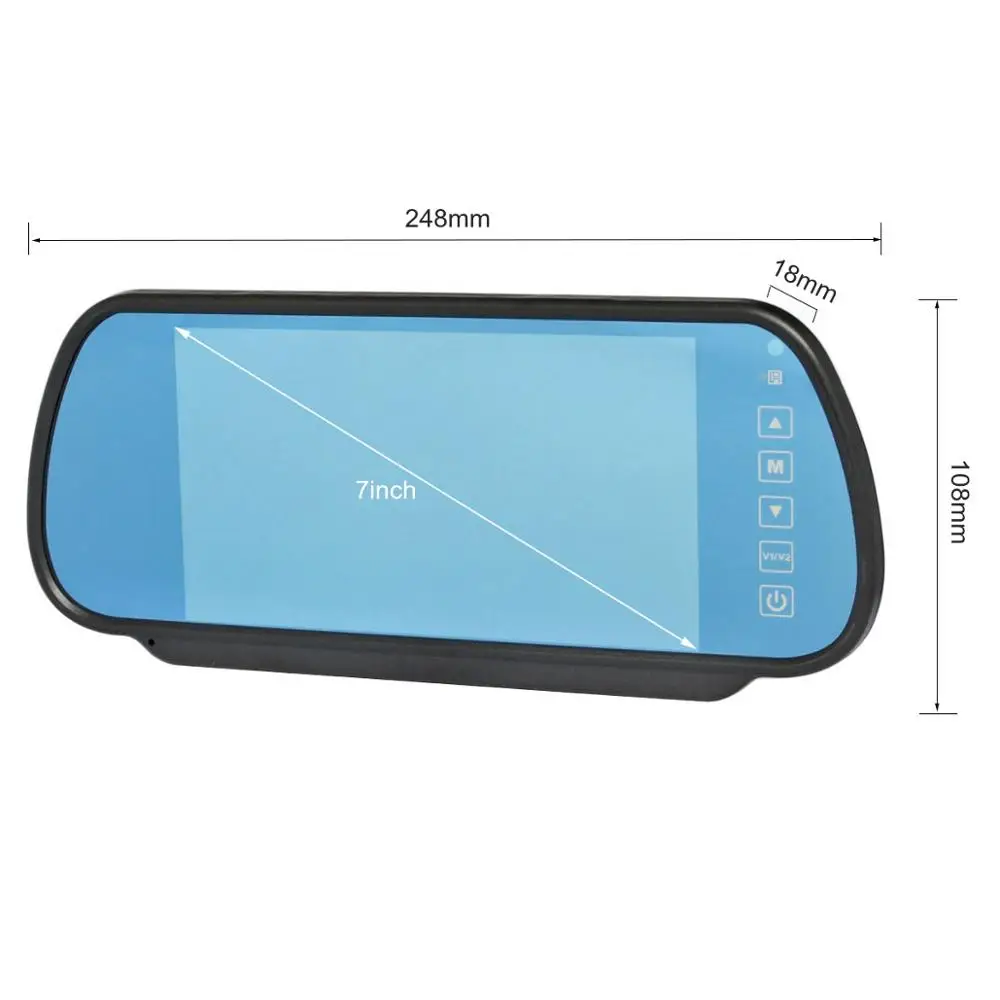 Автомобильная HD парковочная система SMALUCK ИК камера ночного видения заднего вида