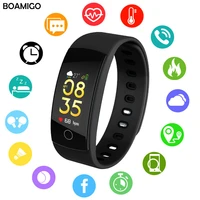 boamigo smart watch sports pedometer wristband call information reminder smart watch ios android phone bluetooth connection