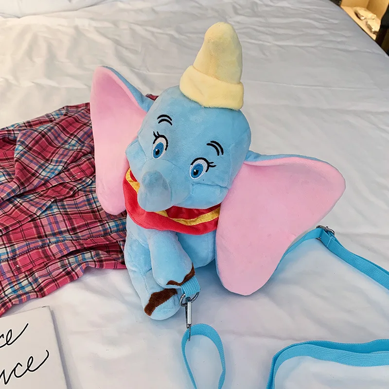 Женская плюшевая сумка на плечо Dumbo милая сумка-мессенджер с изображением слона