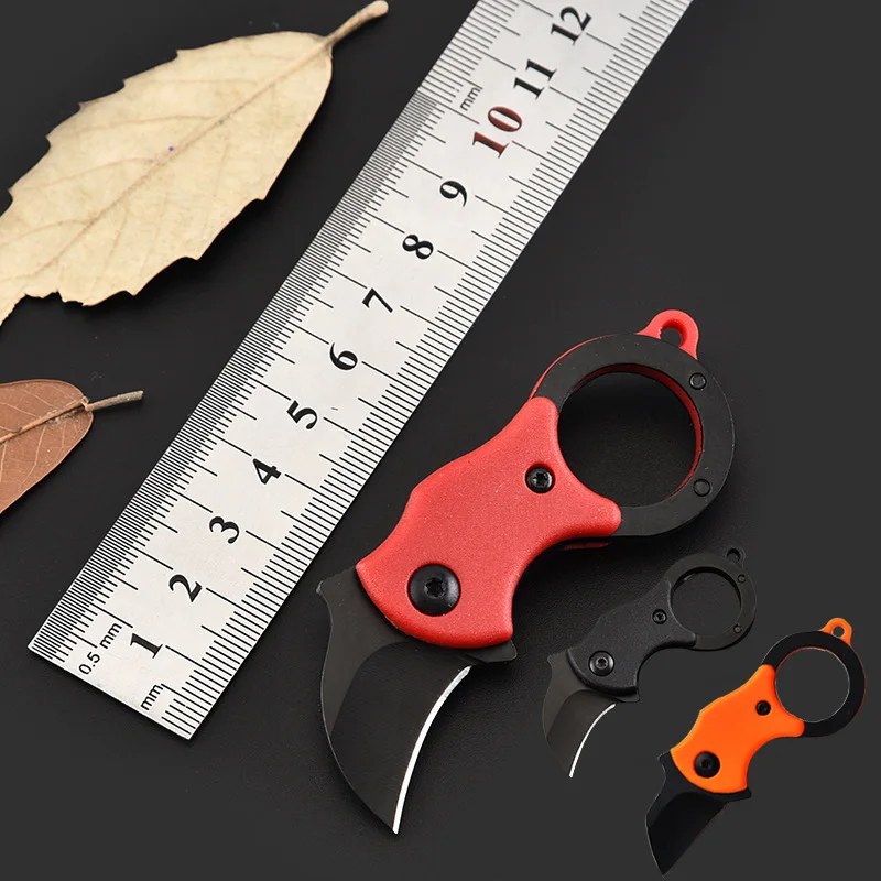 

New Outdoor Knife Stainless Steel Mini Claw Folding Camping Survival Portable