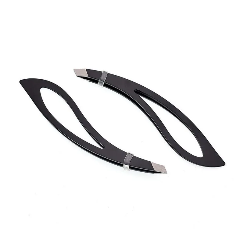 1PC Black Color Eyebrow Tweezer Hair Beauty Slanted Puller Stainless Steel Eye Brow Clips Makeup Tool Brand New