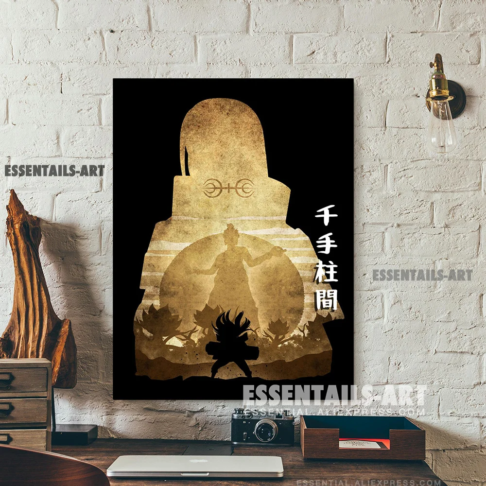 Минималистская Картина на холсте Hashirama Senju декор для спальни кабинета печать