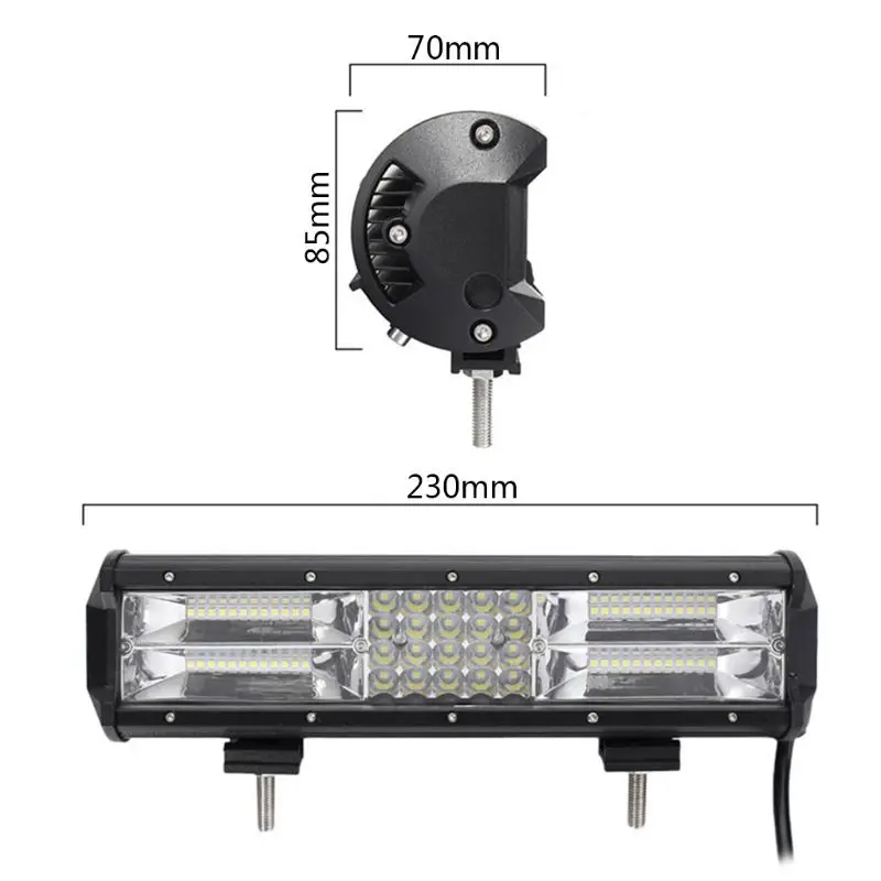 

4 Inch Round 27W LED Work Light Offroad Car Truck Tractor Boat Trailer Flood LED Driving Light