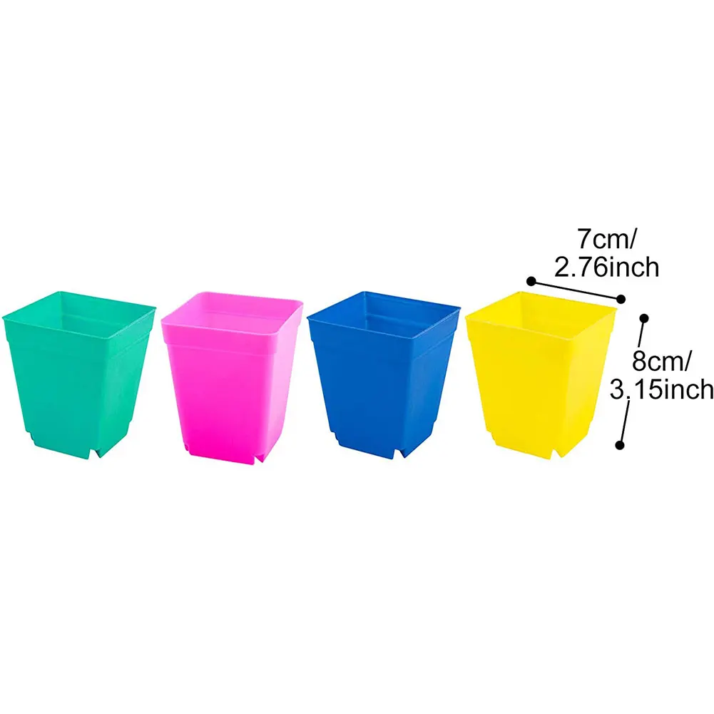 

12Cells Seedling Tray Seed Starter Tray Plastic Seedling Nursery Tray Hydroponics Basket For Garden