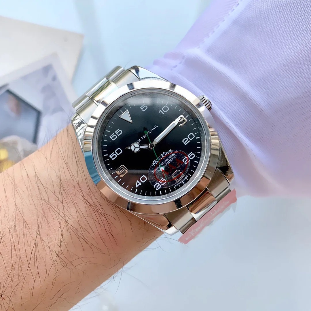 Rolexable Men Watches Mechanical Sapphire Watch Sports Stainless Steel Waterproof 100m Diver Mechanical Wristwatch Quality 904L