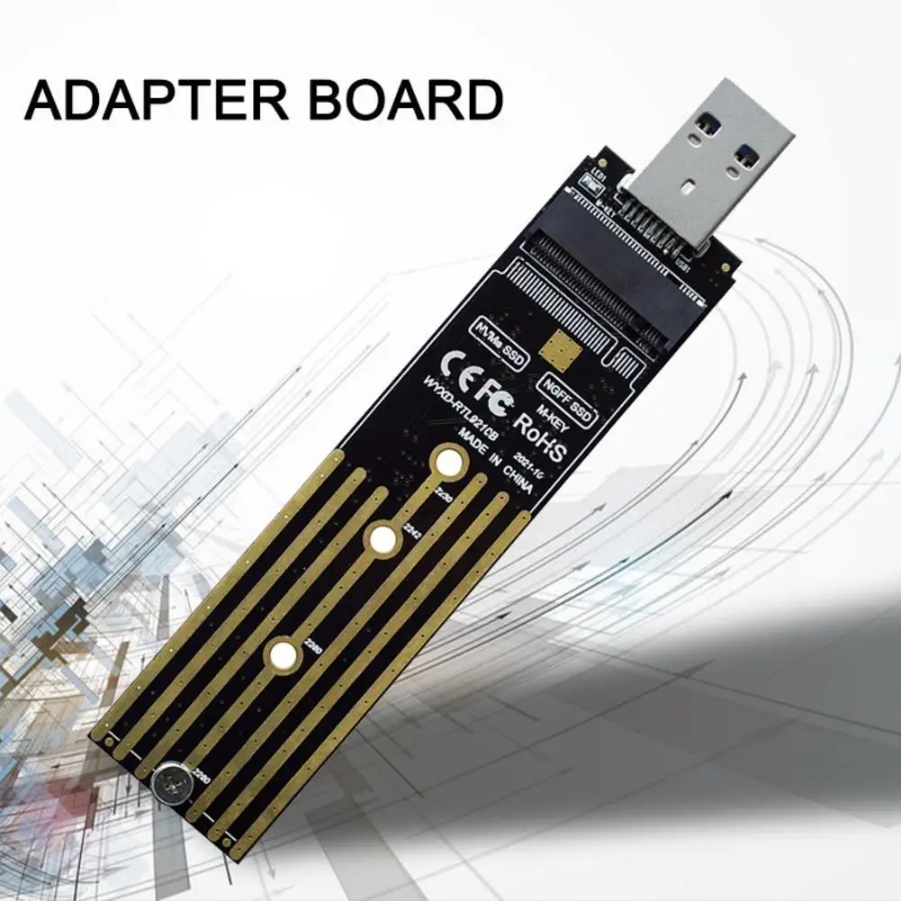 

Плата адаптера M.2 SSD-USB 3,1, PCI-E-USB Type A 3,0