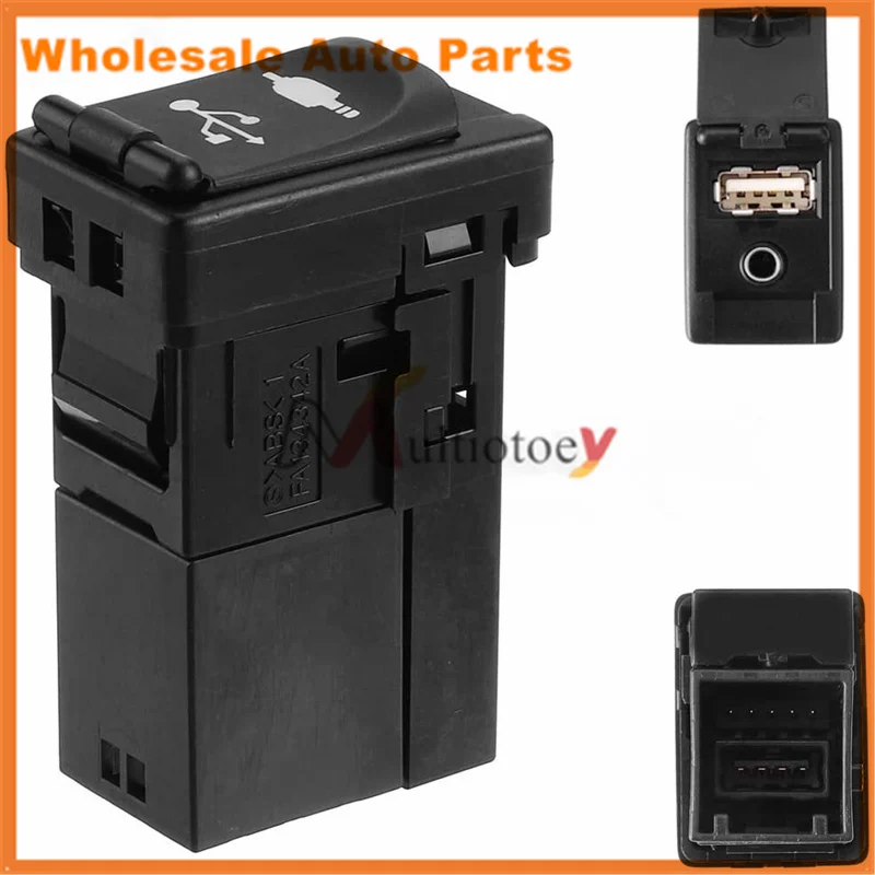 1 шт. AUX USB порт адаптер для Toyota Camry Corolla Tacoma Sienna Rav4 Для Avalon Highlander Gas & Hybrid 86190