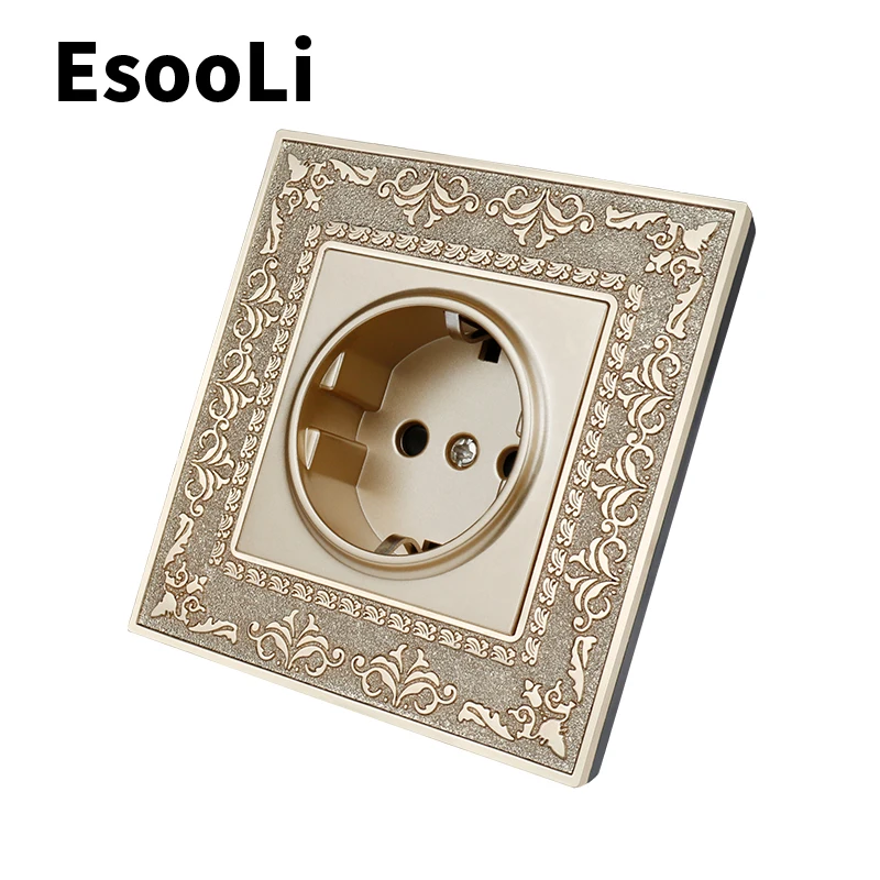 Розетка EsooLi серая евростандарт 16 А 110 ~ 250 В переменного тока | Обустройство дома