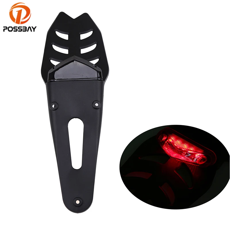 POSSBAY мотоцикл задний фонарь светильник крыло светодиодный Красный Стоп тормоз