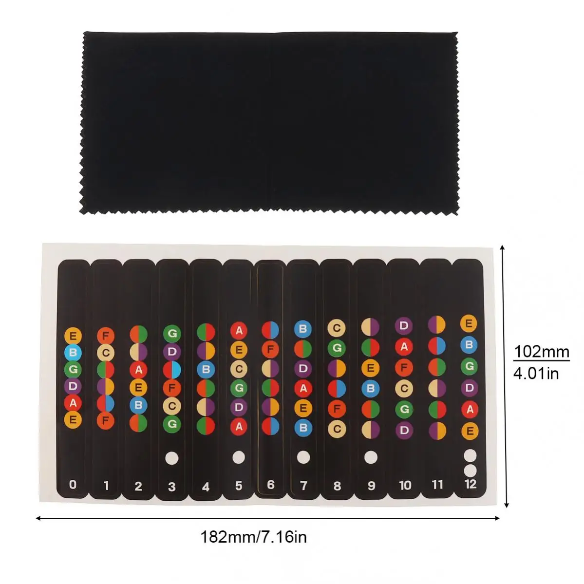 Набор слайдов для гитары 15 шт./лот слайды из нержавеющей стали целлулоидные