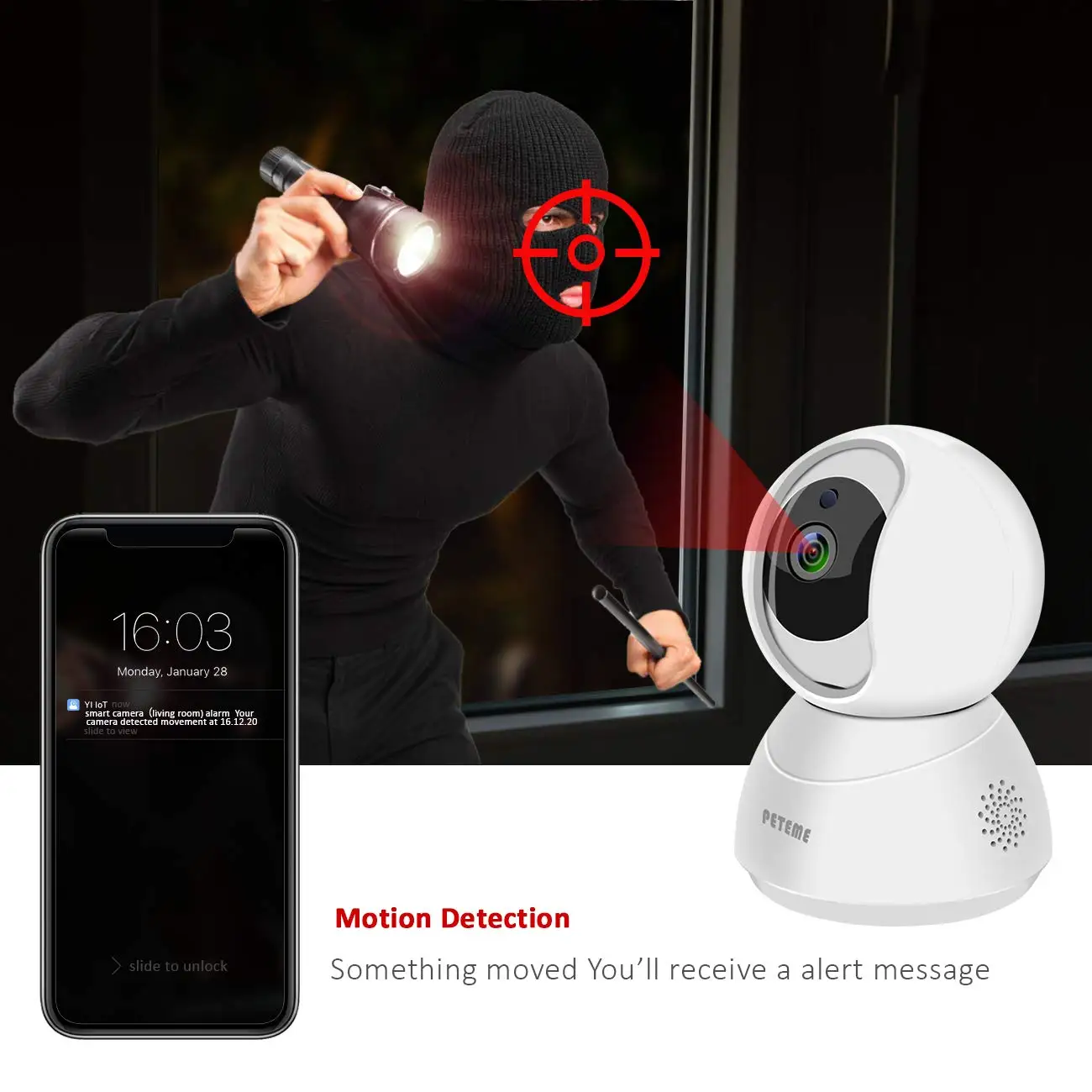 YI IOT умная камера беспроводная WiFi Внутренняя двухсторонняя аудио мини ночного
