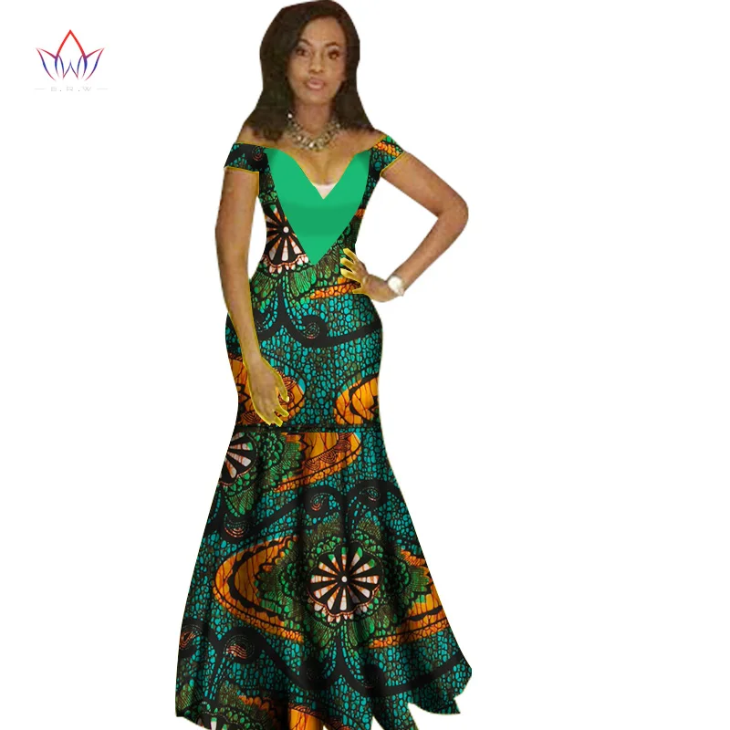 Женская длинная юбка-макси в наличии для женщин африканские Дашики богатый халат