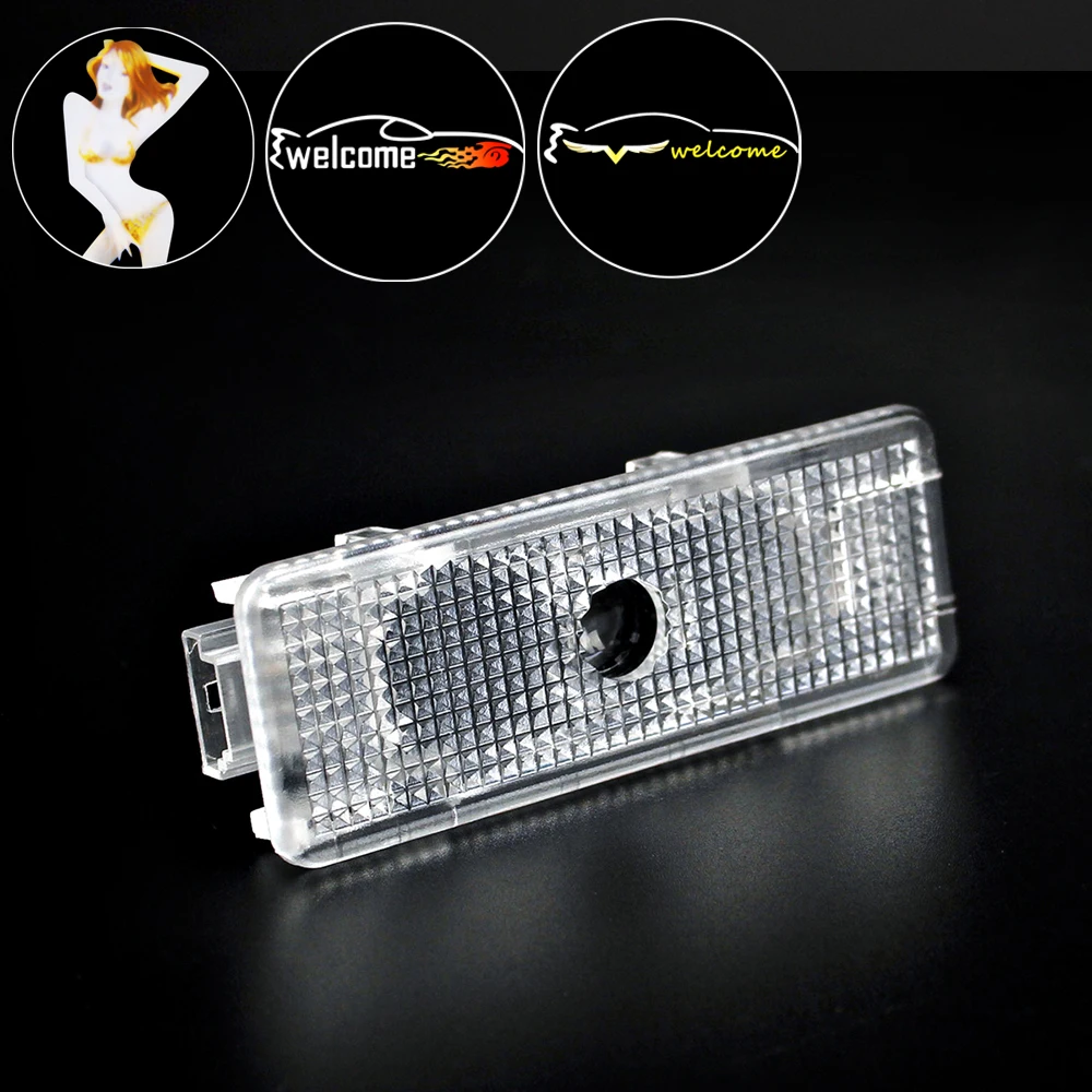 4 шт. светодиодный проектор с логотипом Ghost Shadow Light для BMW E39 X5 E53 E52 528I Автомобильная