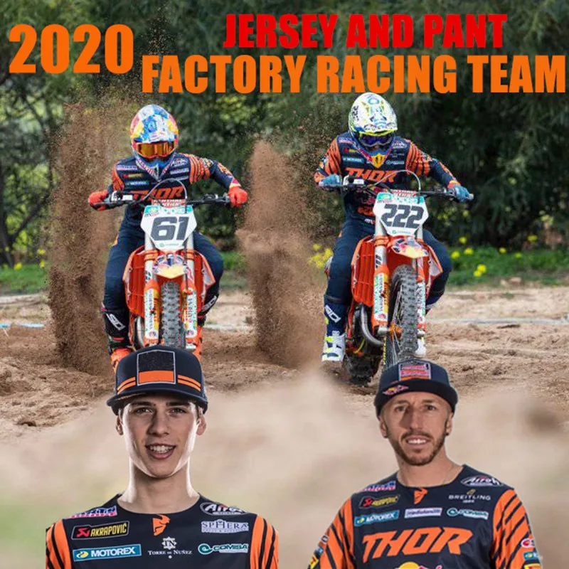 

2021 Motocross Jersey And Pant Top ATV BMX Moto Gear Set ATV Jersey Pants Motorcycle Clothing MX Combo Racing Team equipment