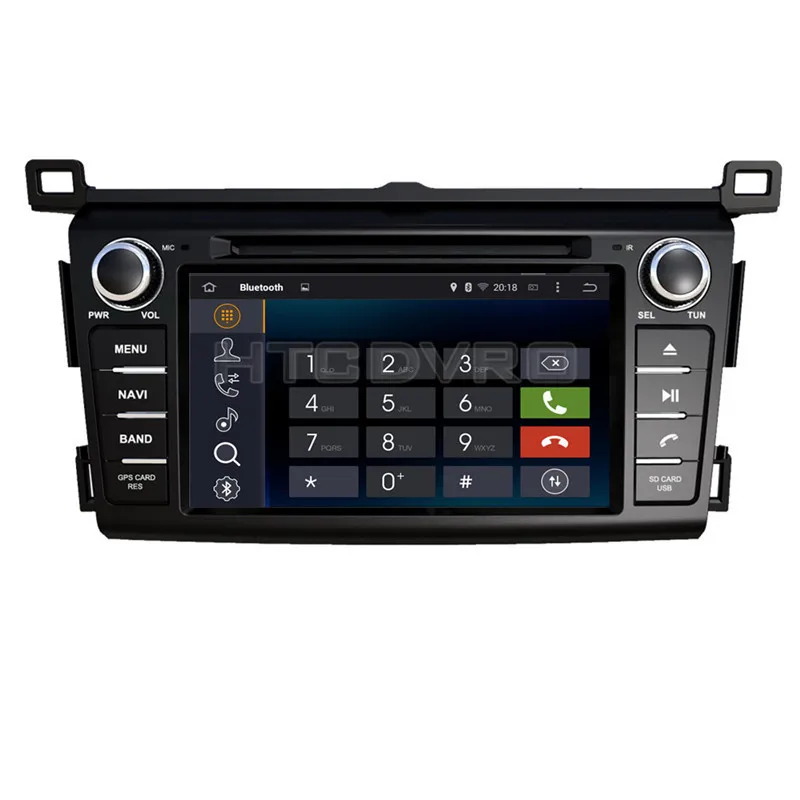 YMODVHT 7 дюймов 4G Восьмиядерный Android 9 0 1 Автомобильный DVD плеер для Toyota RAV4 2013 GPS