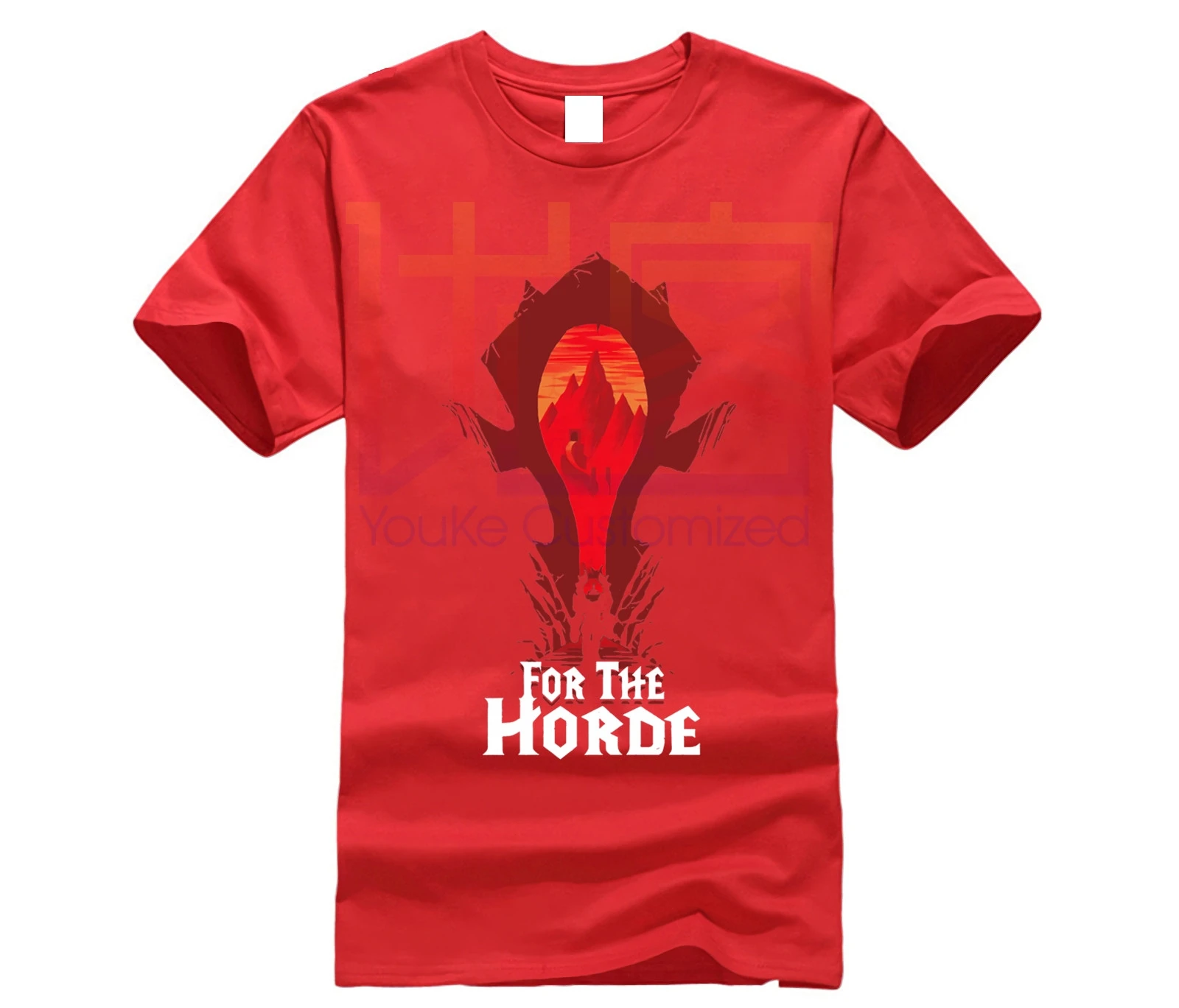 Популярная мужская рубашка 2019 рубашки WORLD OF WARCRAFT для Орды | Мужская одежда