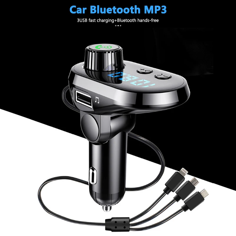 USB Автомобильное быстрое зарядное устройство для Мобильный телефон Bluetooth