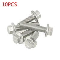 m6x16mm20mm25mm30mm35mm large hexagon head flange bolts stainless steel series hex head flange bolt tooth with hexagonal
