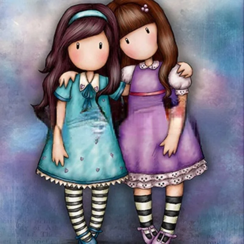 

5D diamond painting character animation series diy full diamond decorative painting hanging painting diamond painting full