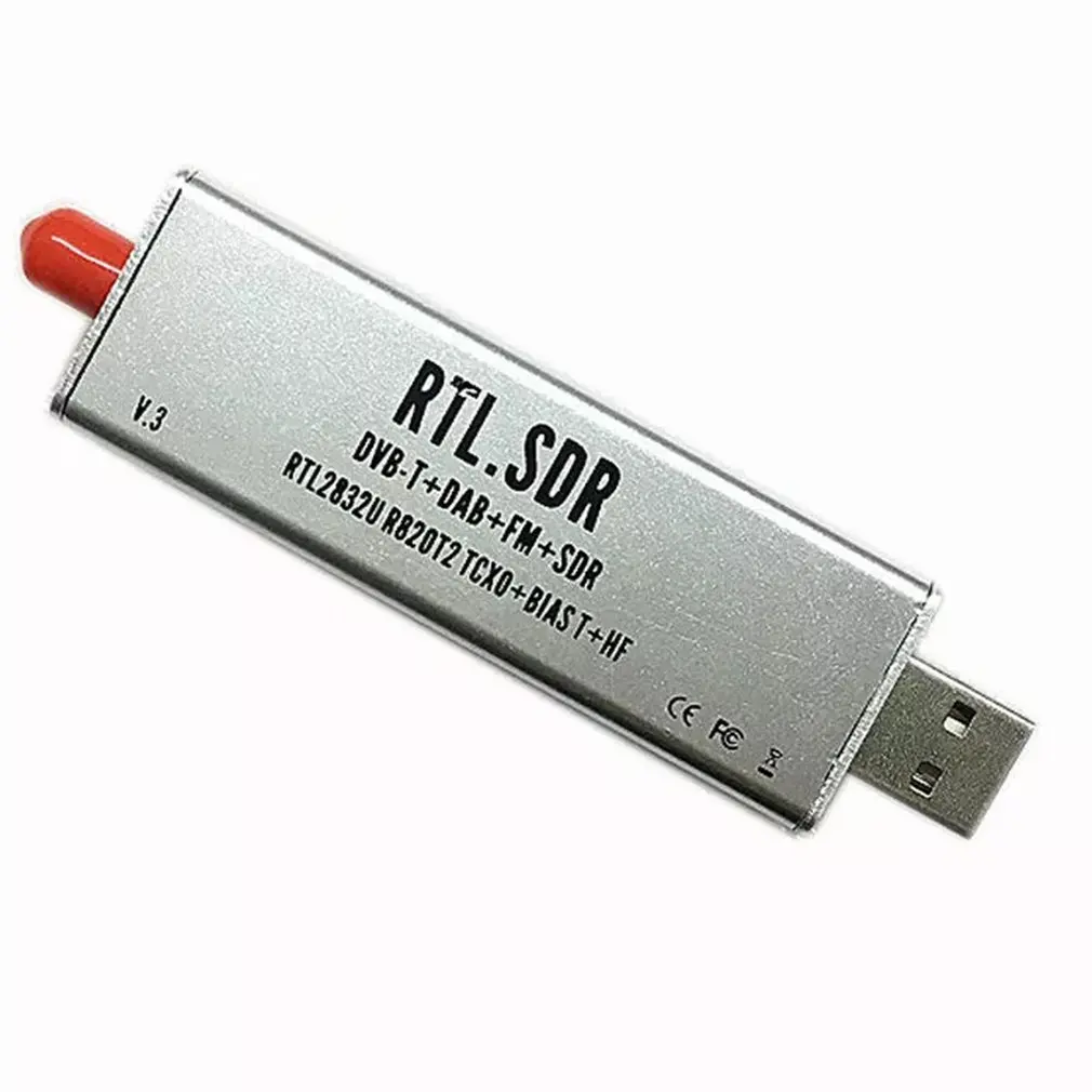 RTL-SDR блог V3 RTL2832U 1PPM TCXO HF BiasT SMA программное обеспечение алюминиевый экранированный чехол определение радио R820T2 тюнер