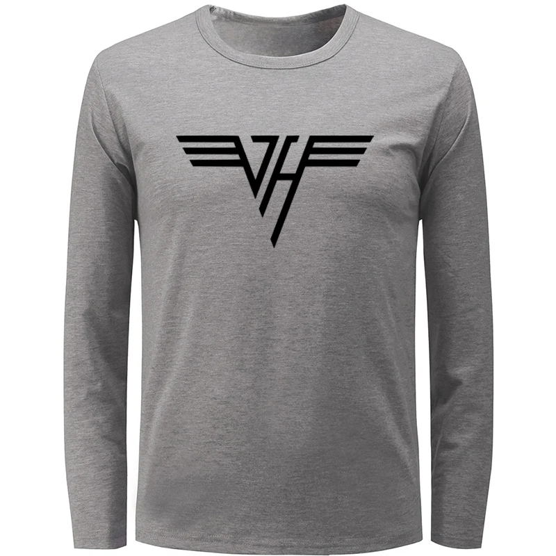 jfRG3063C Drift King Van Halen Band Foo fighers хард рок-н-ролл-группа Мужская футболка с графическим принтом и длинными рукавами, хлопковые футболки - Цвет: jfRG3063C