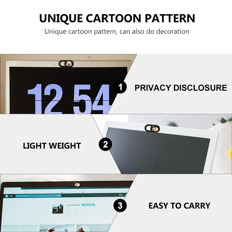 Универсальные ультратонкие крышки для веб-камеры 3 шт. | Мобильные телефоны и