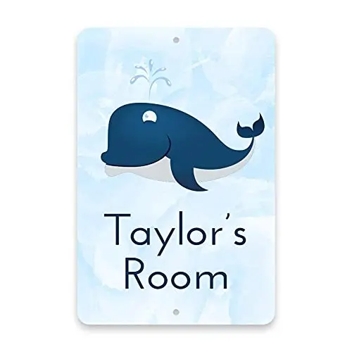 

Whale Room Blue Room Metal Wall Poster Tin Sign Vintage BBQ Restaurant Dinner Room Cafe Shop Decor