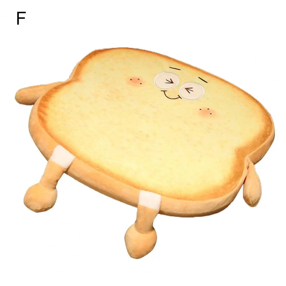 

Seat Cushion Adorable Bread Shape Plush Toast Sliced Seat Cushion for Sofa