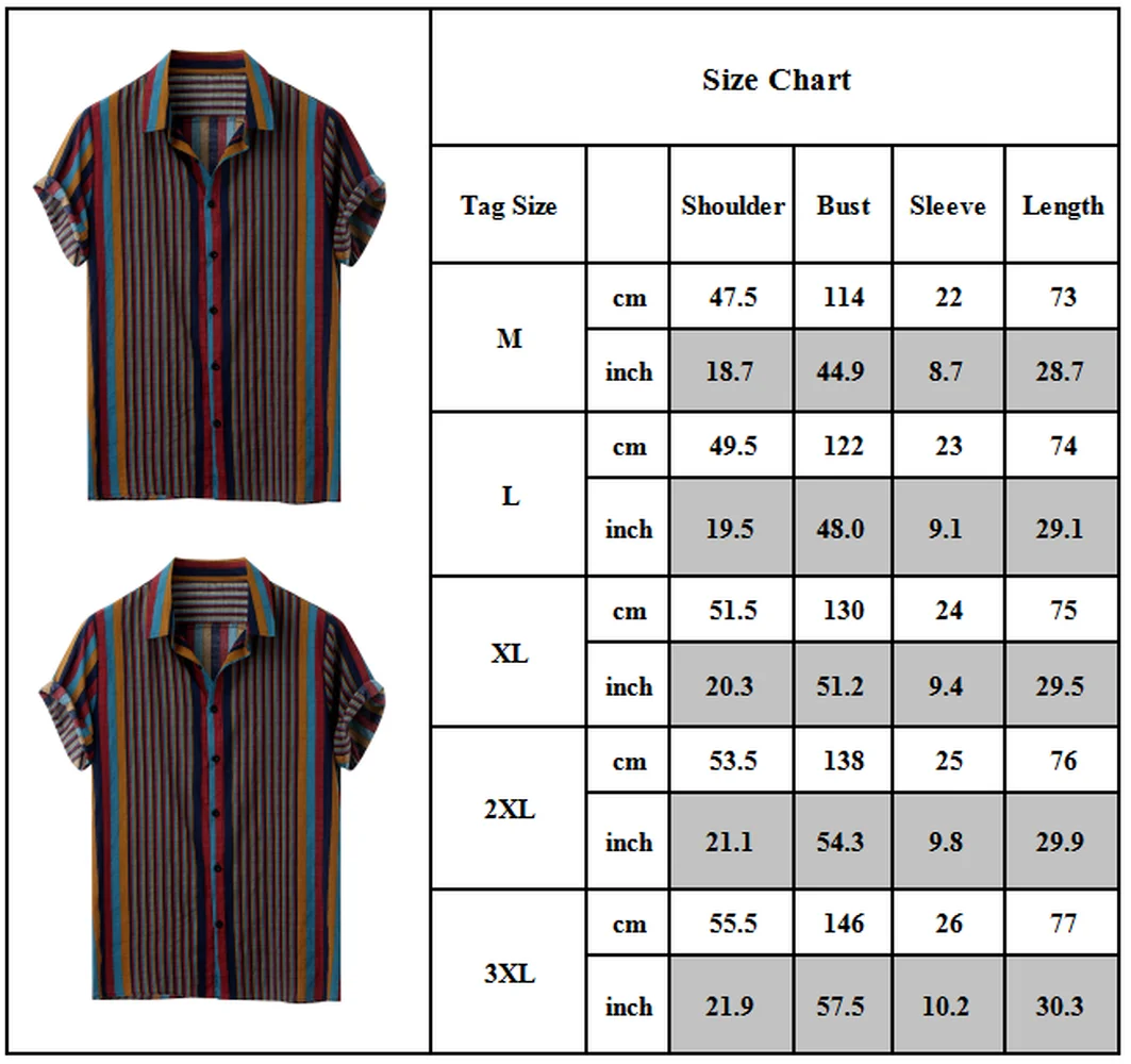 Мужская полосатая рубашка с лацканами летняя повседневная свободная футболка